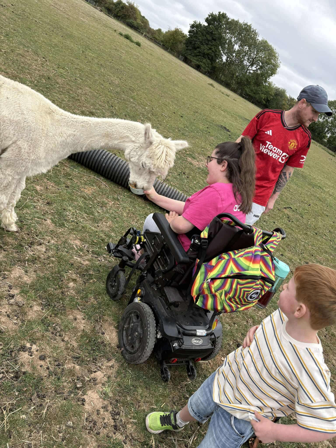 An accessible, calm animal visit at Naylor’s Ark